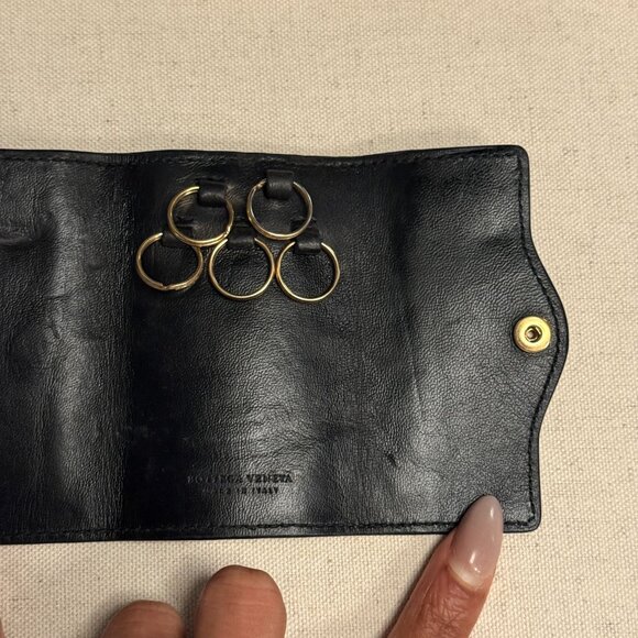 Bottega Veneta Intrecciato Leather 5 Key Case - Picture 9 of 9